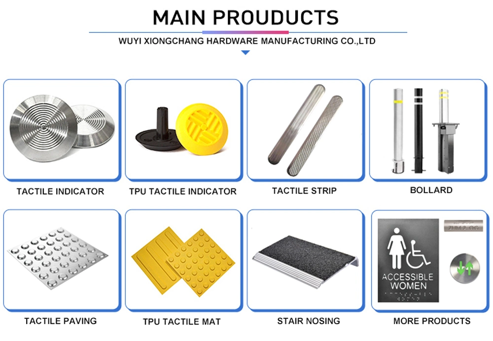 Stainless Steel Directional Tactile /Warning Paving/Construction Hardware (XC-MDD1155C)